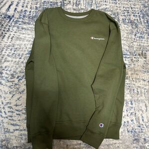 Champion Men's Green Crewneck